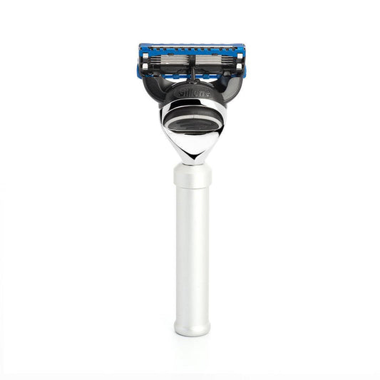 MÜHLE Travel Silver Anodized Aluminum Fusion Travel Razor