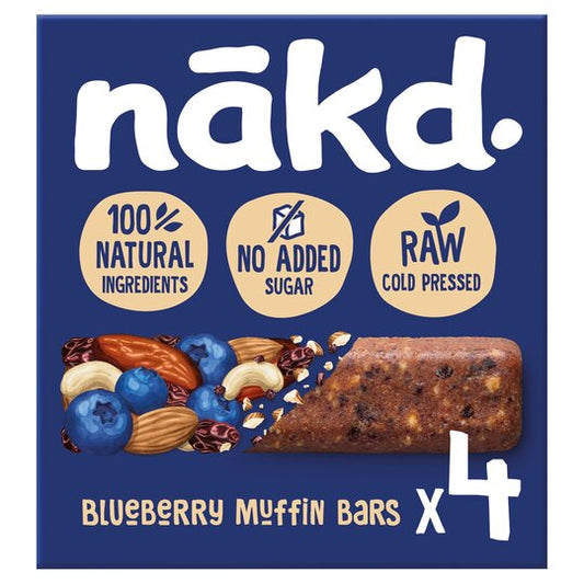 Nakd Blueberry Muffin Bar - Multipack (35gx4)