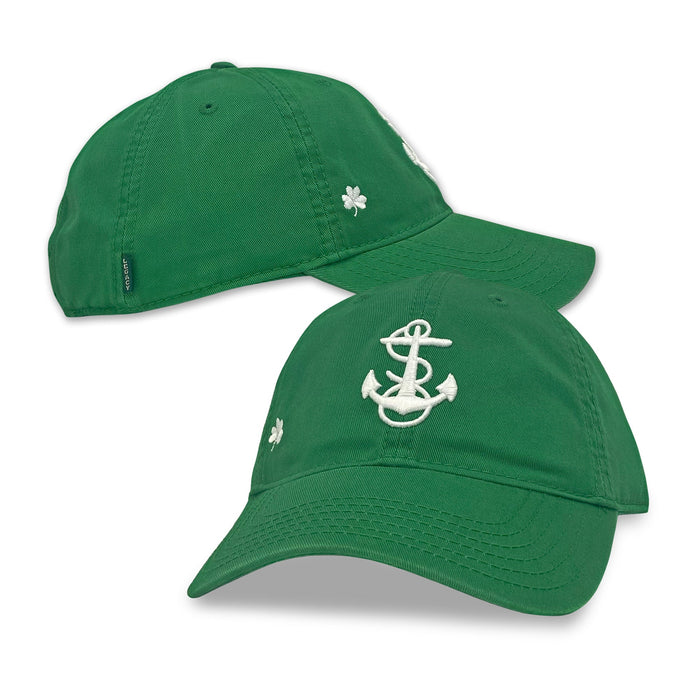Navy Anchor Shamrock Hat