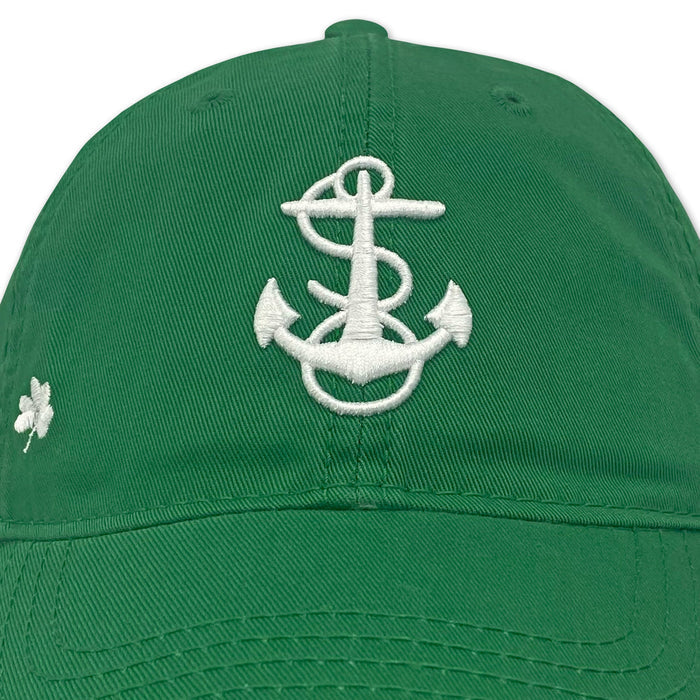 Navy Anchor Shamrock Hat