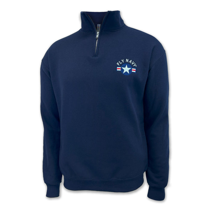Navy Fly Navy Fleece 1/4 Zip (Navy)