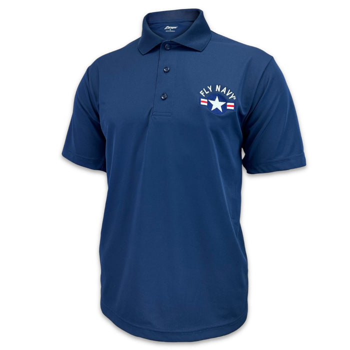Navy Fly Navy Performance Polo (Navy)