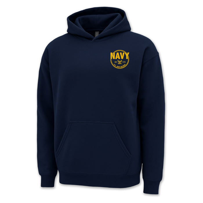 Navy Retired Left Chest Hood