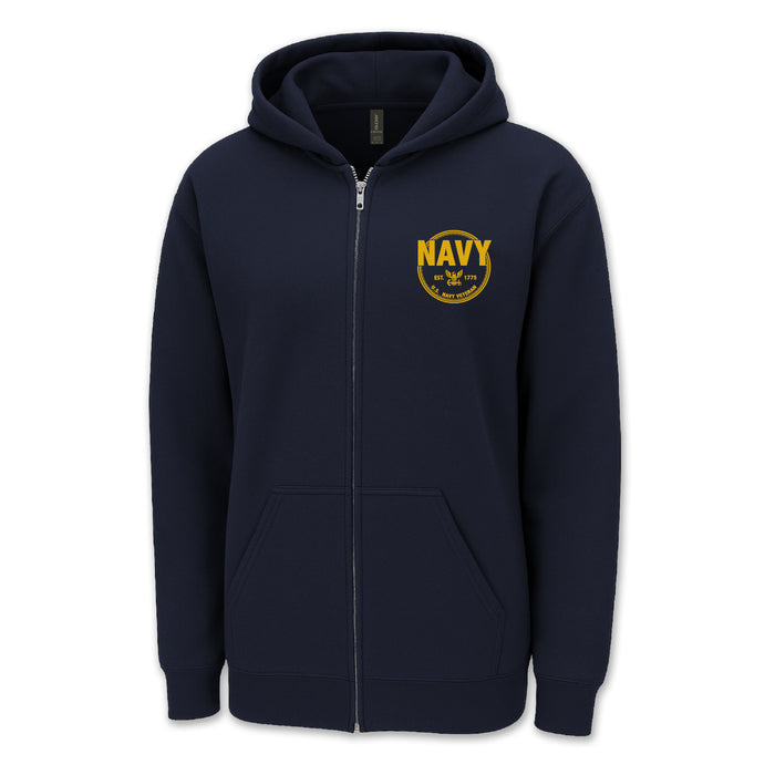 Navy Veteran Full Zip