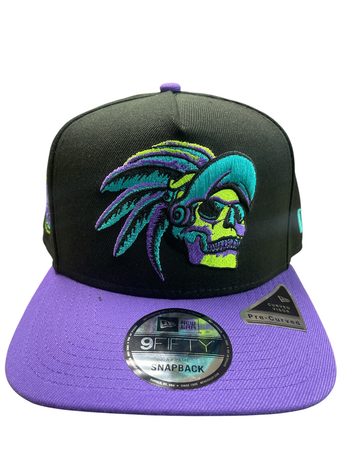 NEW ERA 9Fifty A-Frame Mexico Aztec Skull Warrior 2 Tone Snapback