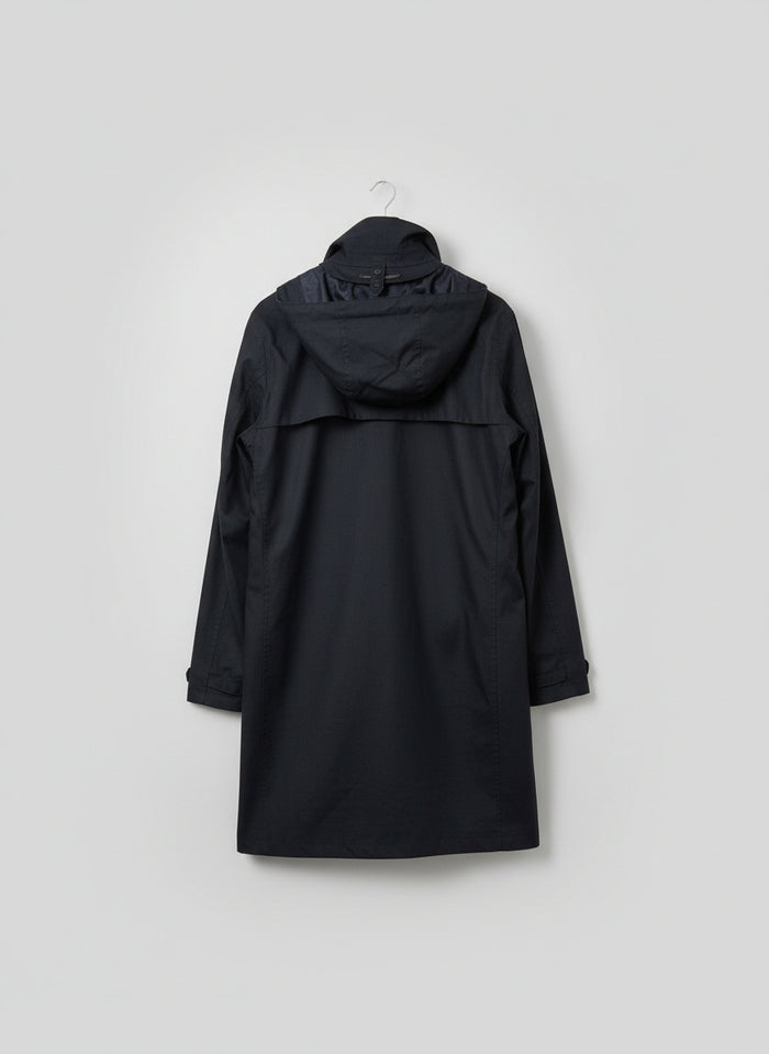 Norwegian Rain Bergen Coat - Black Size Medium Polyester (USED)