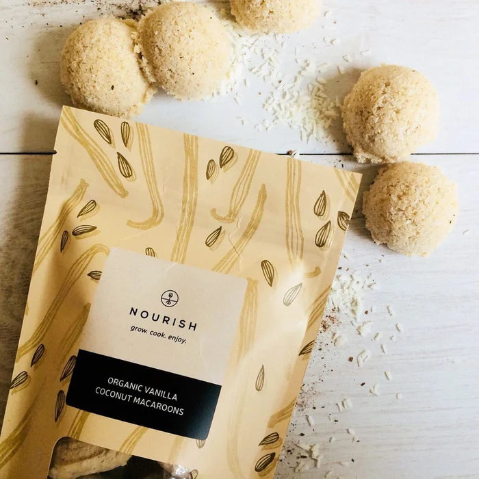 Nourish Organic Vanilla Coconut Macaroons 110g