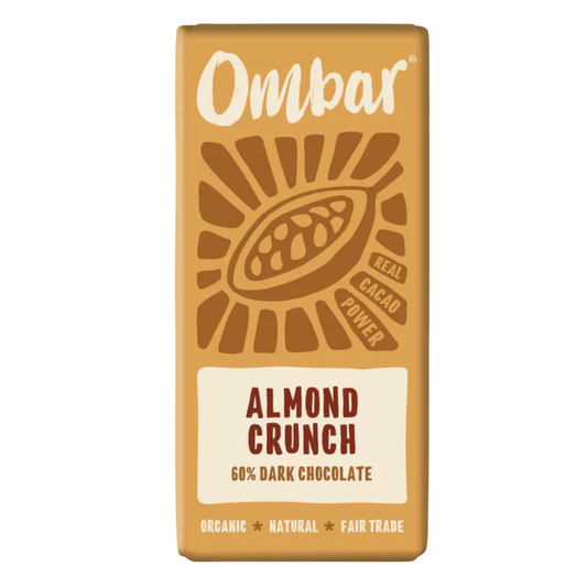 Ombar Almond Crunch Chocolate Bar 70g