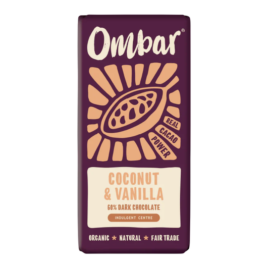 Ombar Centres Coconut Vanilla Chocolate 70g