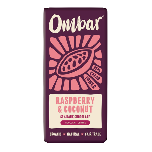 Ombar Raspberry & Coconut Centre Bar 70g