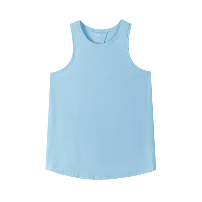 Open Back Tank Top - Airy Blue