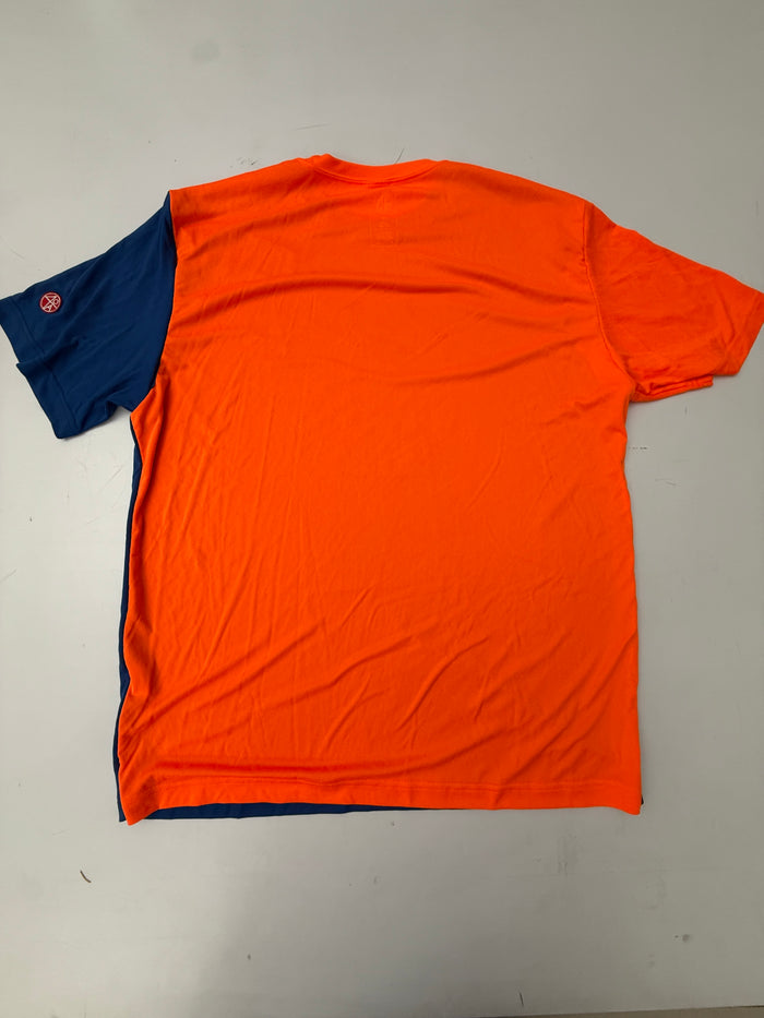 Orange & Blue Skies Breathable Tee – 2025 Playoffs Colorway Edition (Blue Front)