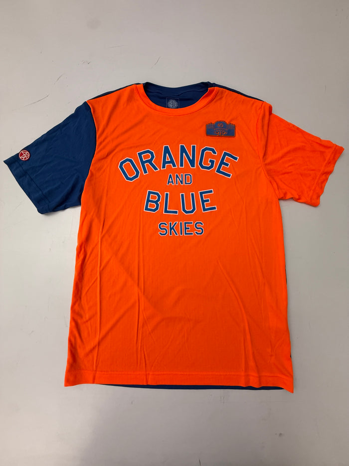 Orange & Blue Skies Breathable Tee – 2025 Playoffs Colorway Edition (Orange Front)