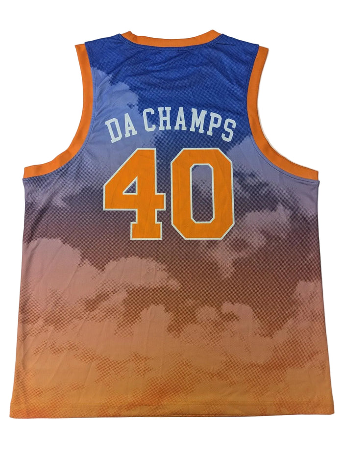 Orange & Blue Skies X Champion "Da Champs" Jersey | Official Spike Lee 40 Acres