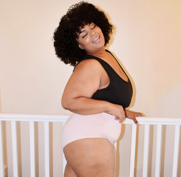 Organic Cotton Full Brief Panties - Ballet Pink