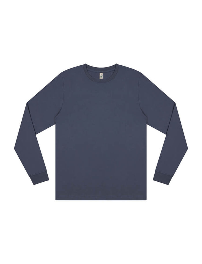 Organic Faded Long Sleeve T-shirt: Mens