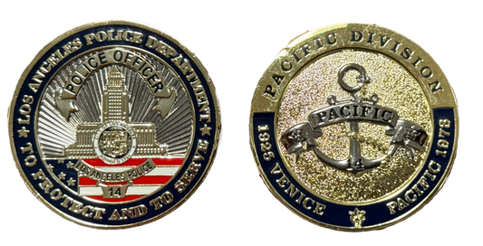 Pacific Division Anchor Challenge Coin