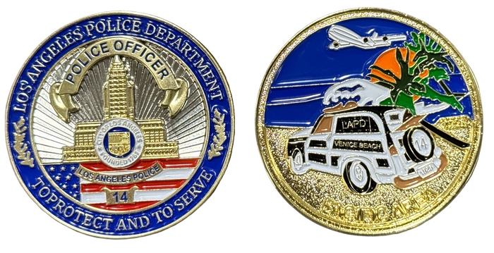 Pacific Division Car Challenge Coin