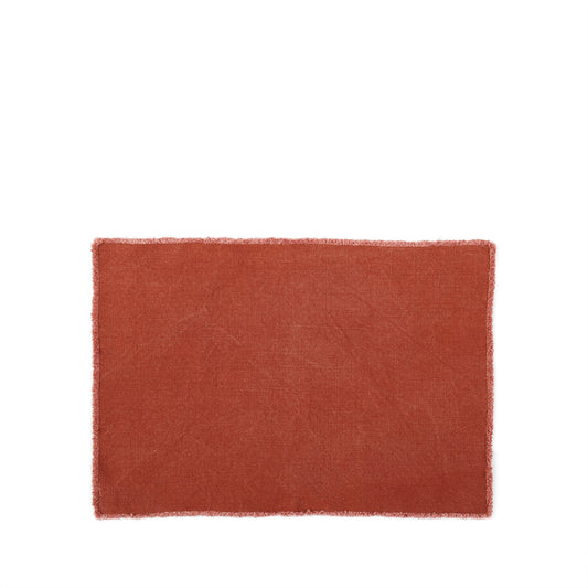 Libeco Pacific Placemat Paprika Red