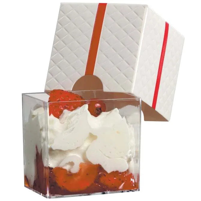 Padded Gift Cube - White - 2.2 in., 5.4 oz