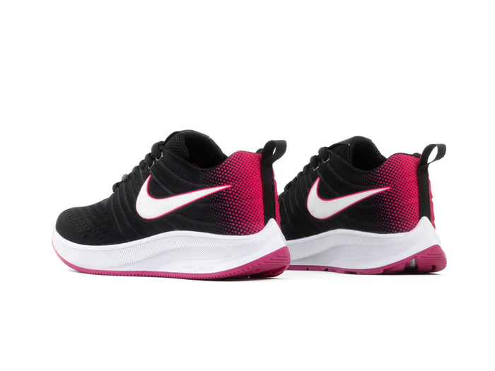 Paq 6 Pares Tenis 012 Negro Fiusha 23/26.5
