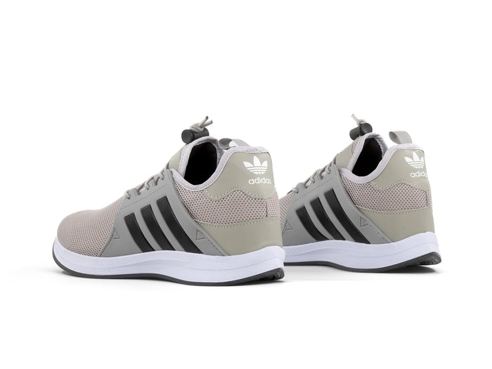 Paq 6 Pares Tenis 018 Plata Negro 25/28.5