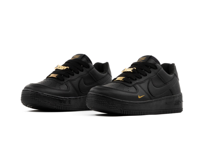 Paq 6 Pares Tenis 270 Negro Oro 23/26.5