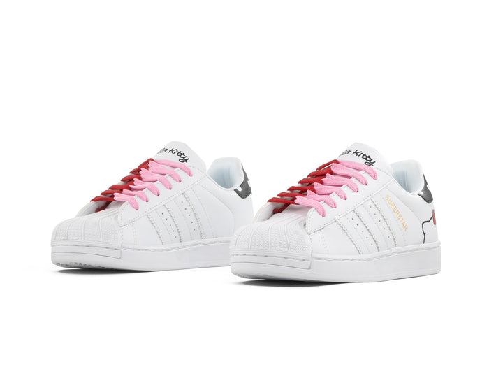 Paq 6 Pares Tenis Concha Blanco Hello Kitty 22/25.5