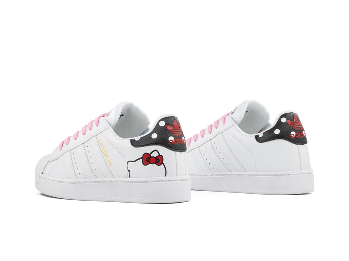 Paq 6 Pares Tenis Concha Blanco Hello Kitty 23/26.5