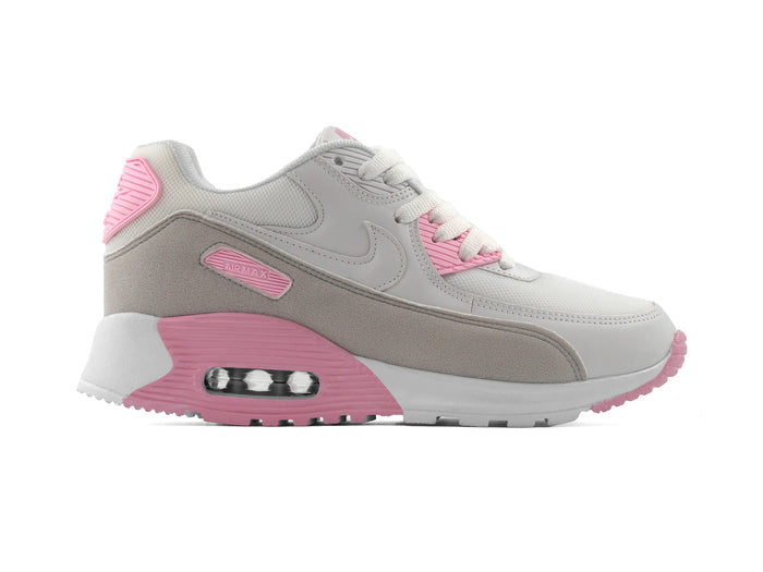 Paq 6 Pares Tenis Max 90 Blanco Gris Rosa 23/26.5