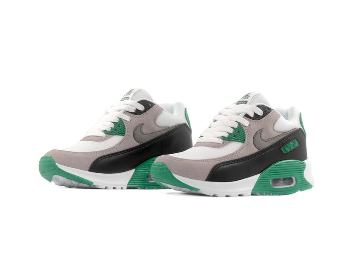 Paq 6 Pares Tenis Max 90 Gris Verde 22/25.5