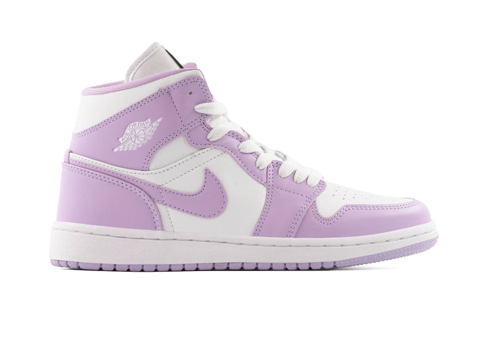 Paq 6 Pares Tenis Retro 1 Blanco Lila 22/25.5