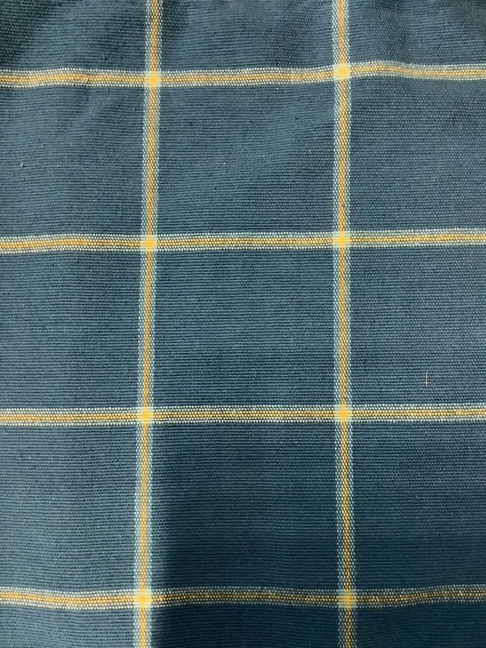 Park Design Dark Blue/Light Blue/ Yellow Squares Placemat