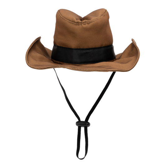 COWBOY-BROWN-PARTY-DOG-HAT