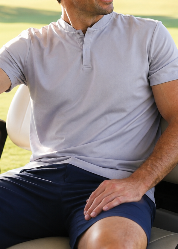 Pinnacle 2.0 Polo Light Grey
