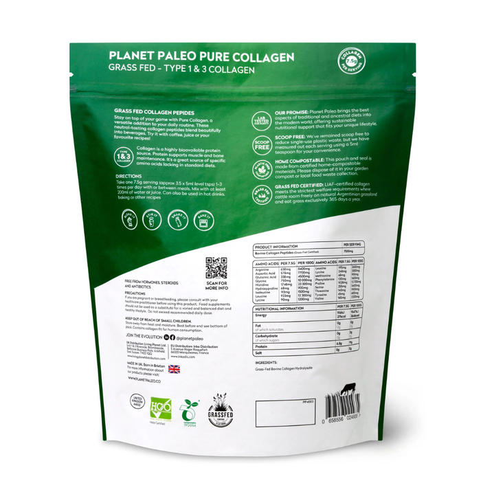 Planet Paleo Pure Grass-Fed Collagen 450g