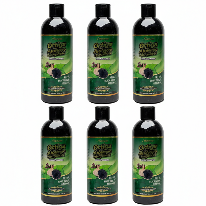Plantimex Ortiga + Ajo Negro & Bergamota Herbal Shampoo 1L