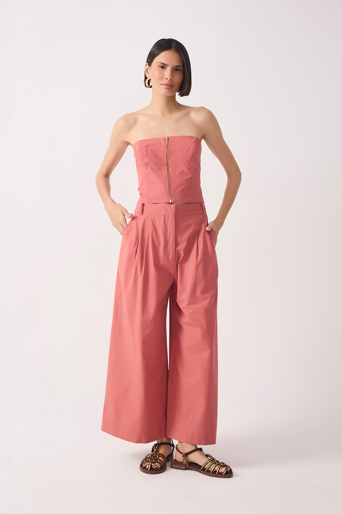 Pockets Wide-Leg Linen Pantacourt Pants_2