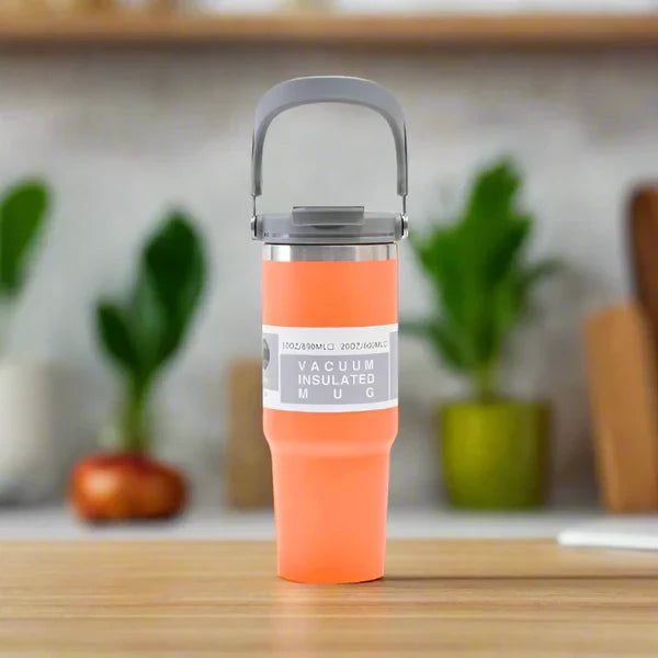 Portable Insulated Tumbler With Handle 30OZ