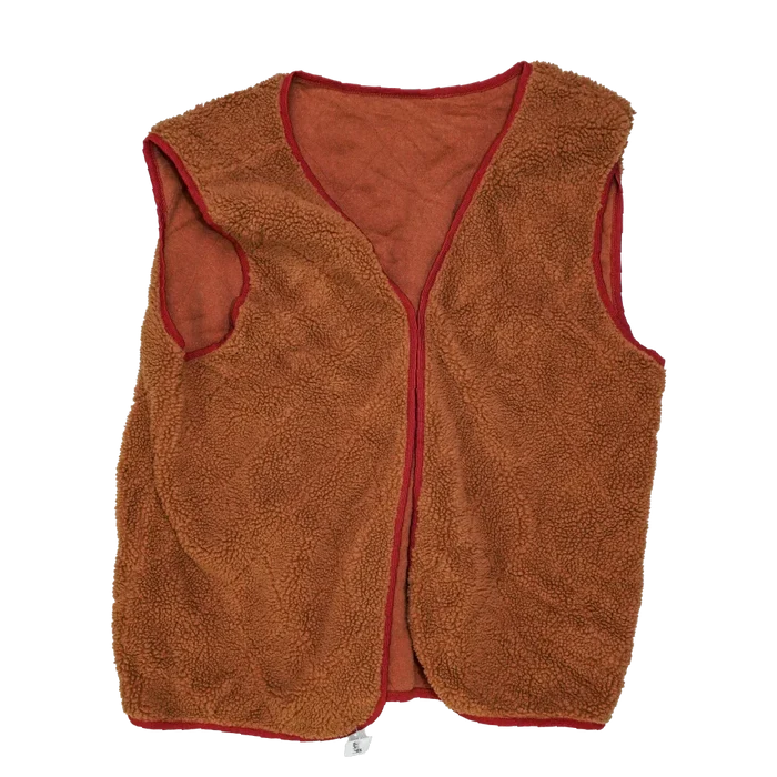 Production Made Brown Fleece Vest - XLarge, Item 3 - Film Production Used - Vests