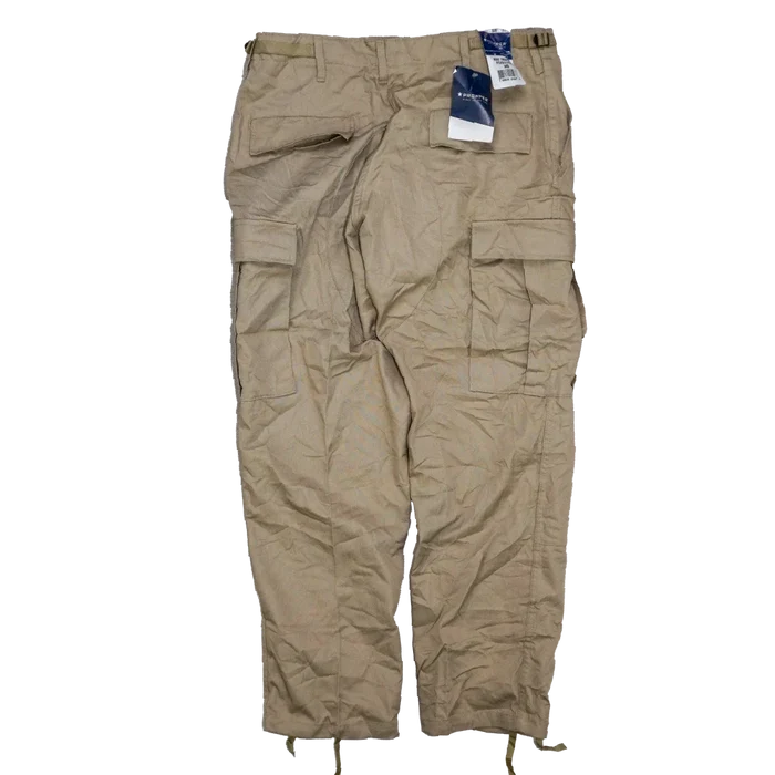 Propper Khaki BDU Trousers - Medium Short - Army & Outdoors - Combat Trousers