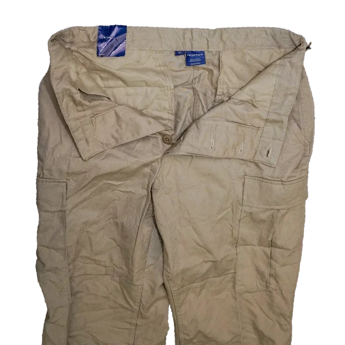 Propper Khaki BDU Trousers - Medium Short - Army & Outdoors - Combat Trousers