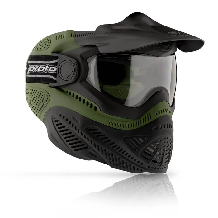 Proto FS Termo Fullface maske, Oliven Proto Paintball