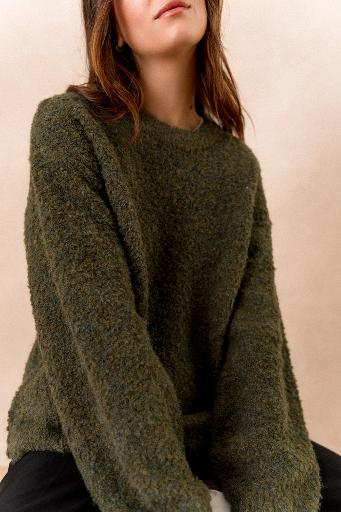 Pull Nour - Kaki