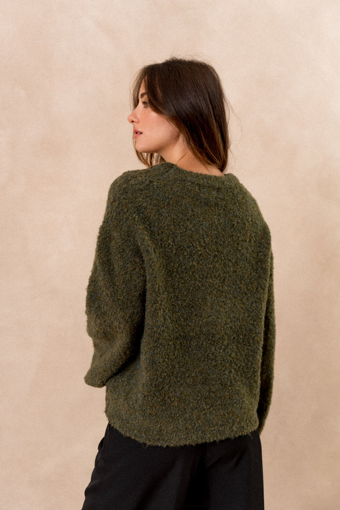 Pull Nour - Kaki