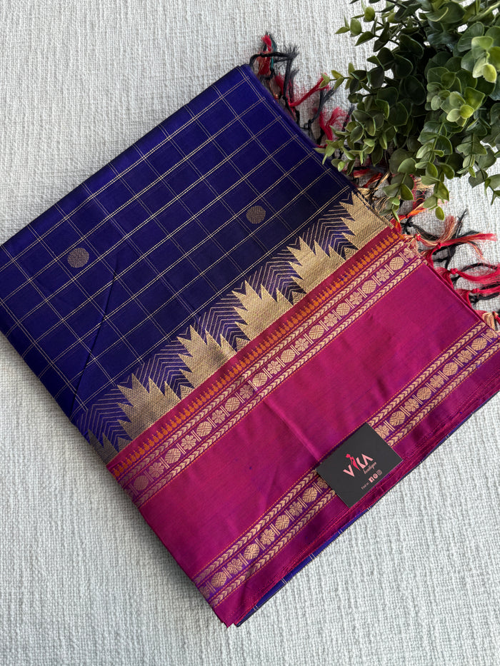 Pure handloom Silk cotton saree
