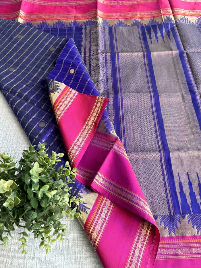 Pure handloom Silk cotton saree