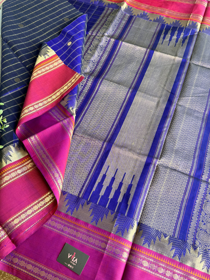 Pure handloom Silk cotton saree