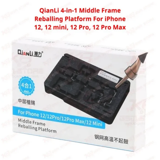 QianLi 4-in-1 Middle Frame Reballing Platform For iPhone 12, 12 mini, 12 Pro, 12 Pro Max