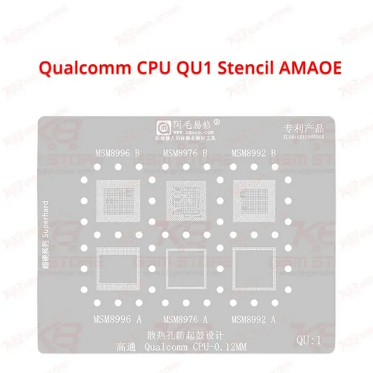 Qualcomm CPU QU1 Stencil AMAOE
